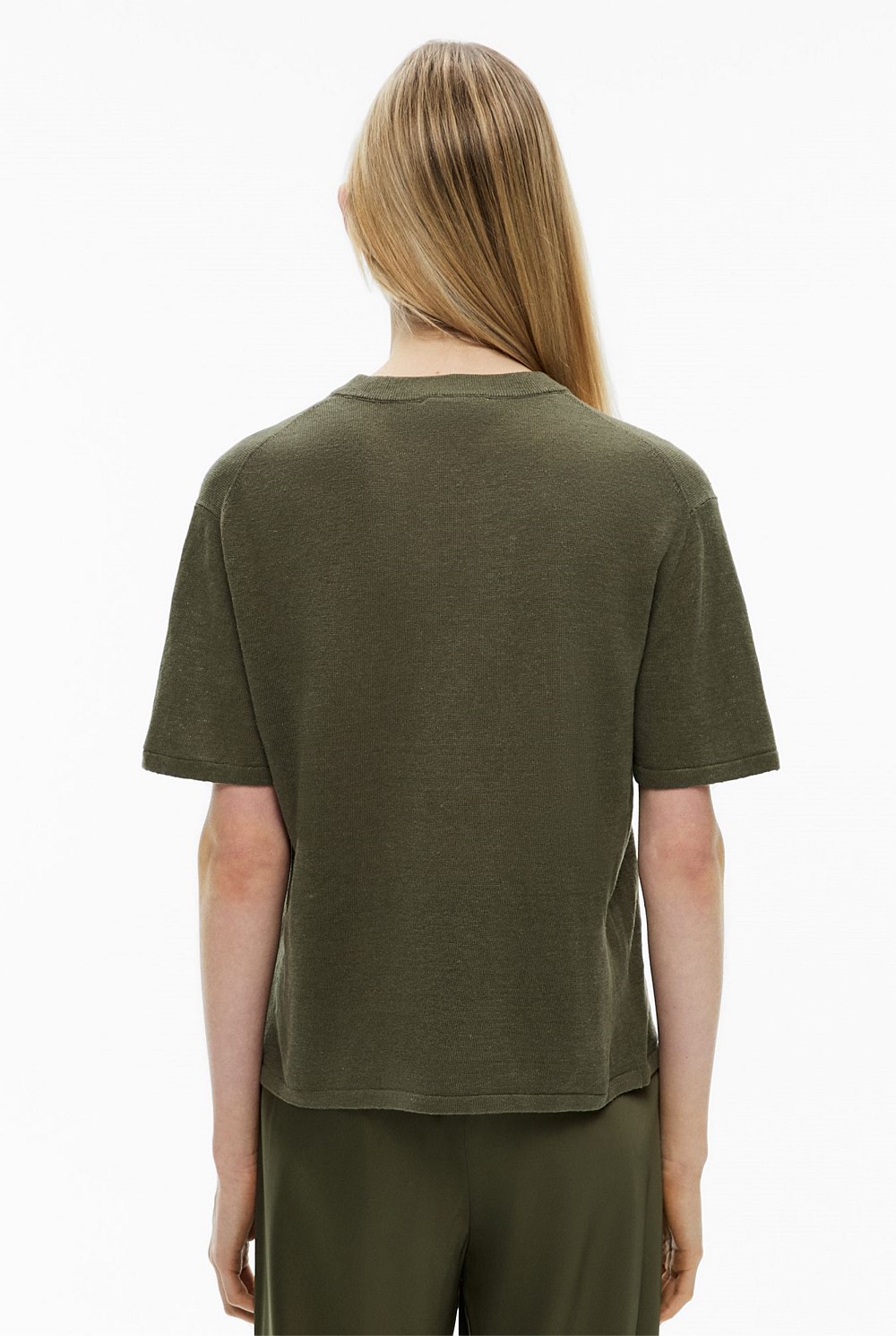 Linen Knit T-Shirt