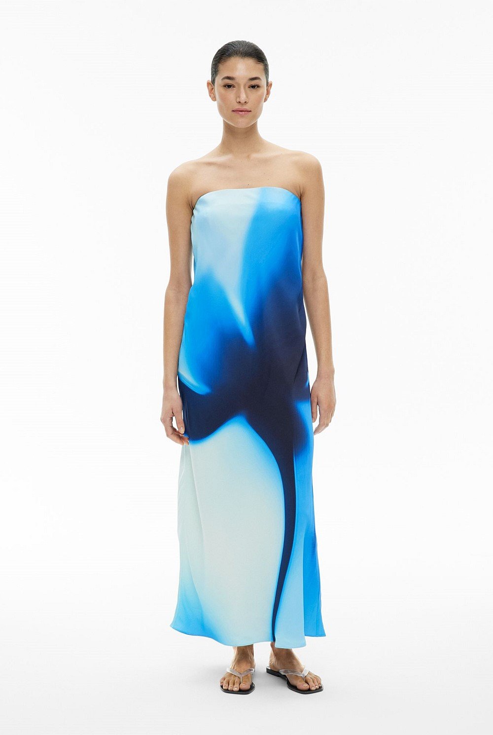 Floral Strapless Dress