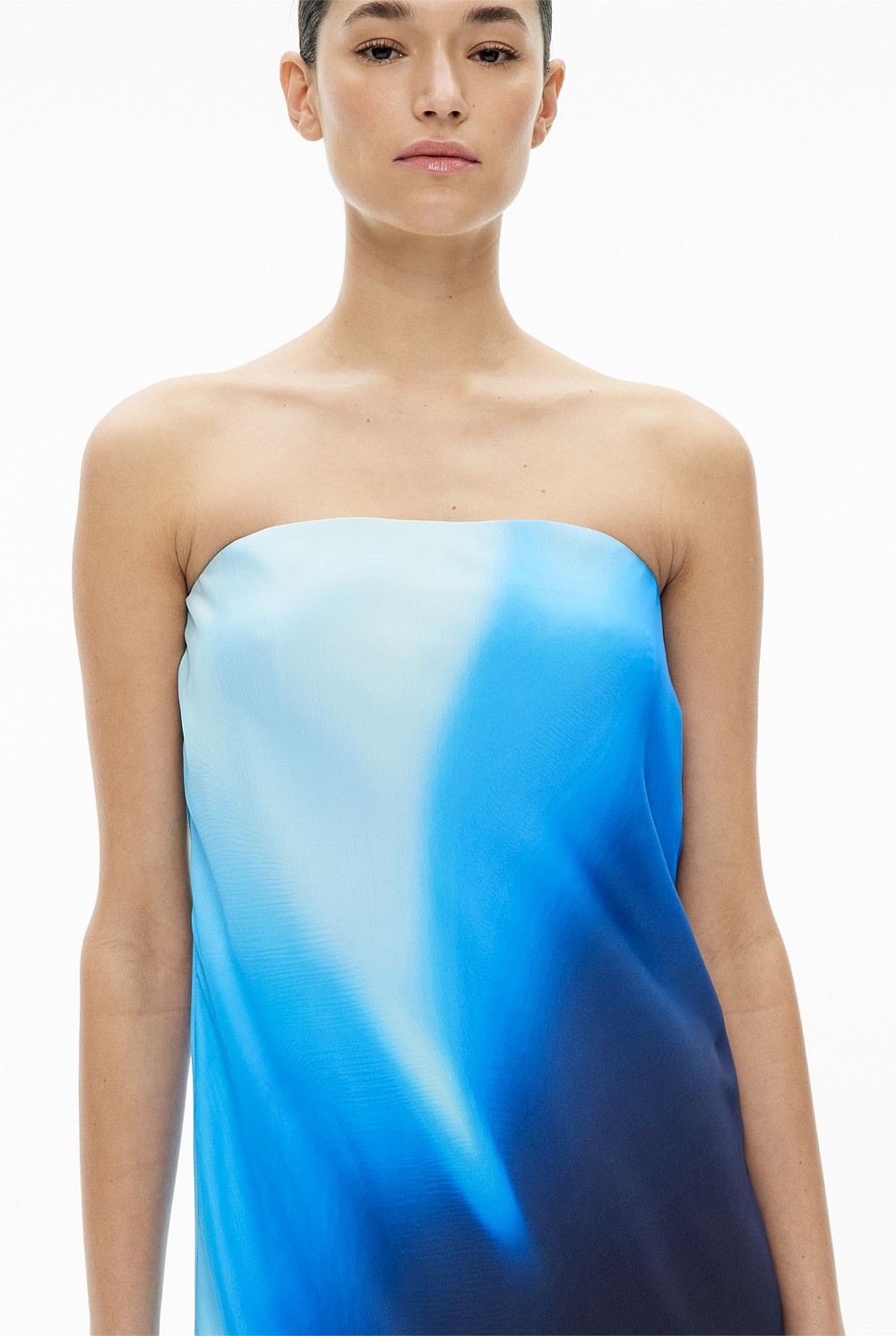 Floral Strapless Dress