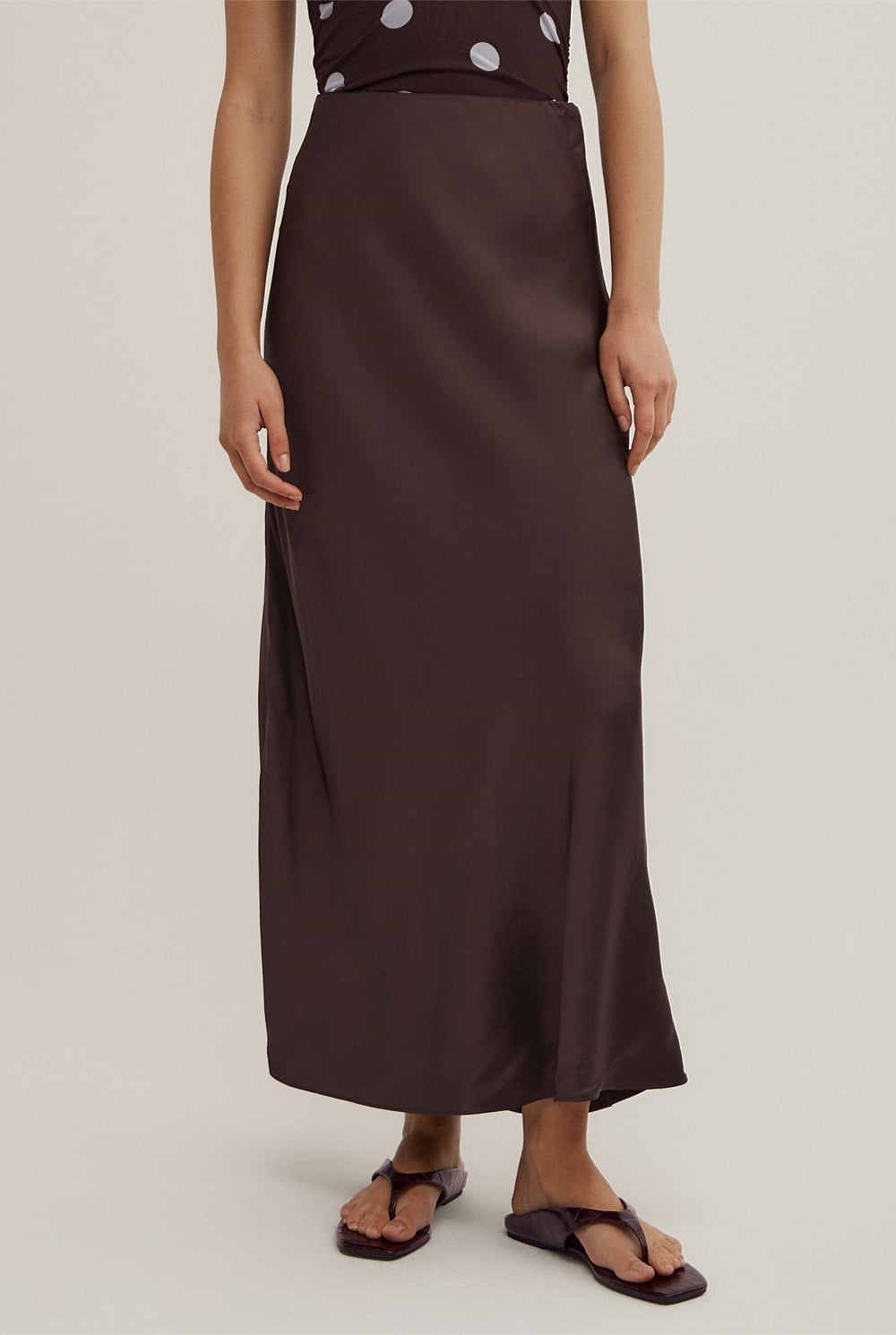 Bias Slip Skirt