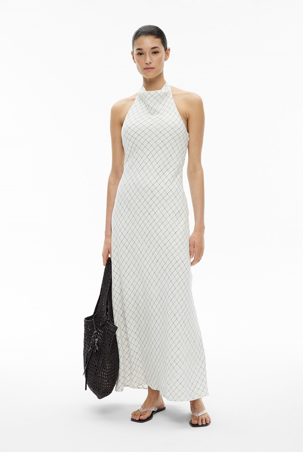 Halter Drape Dress