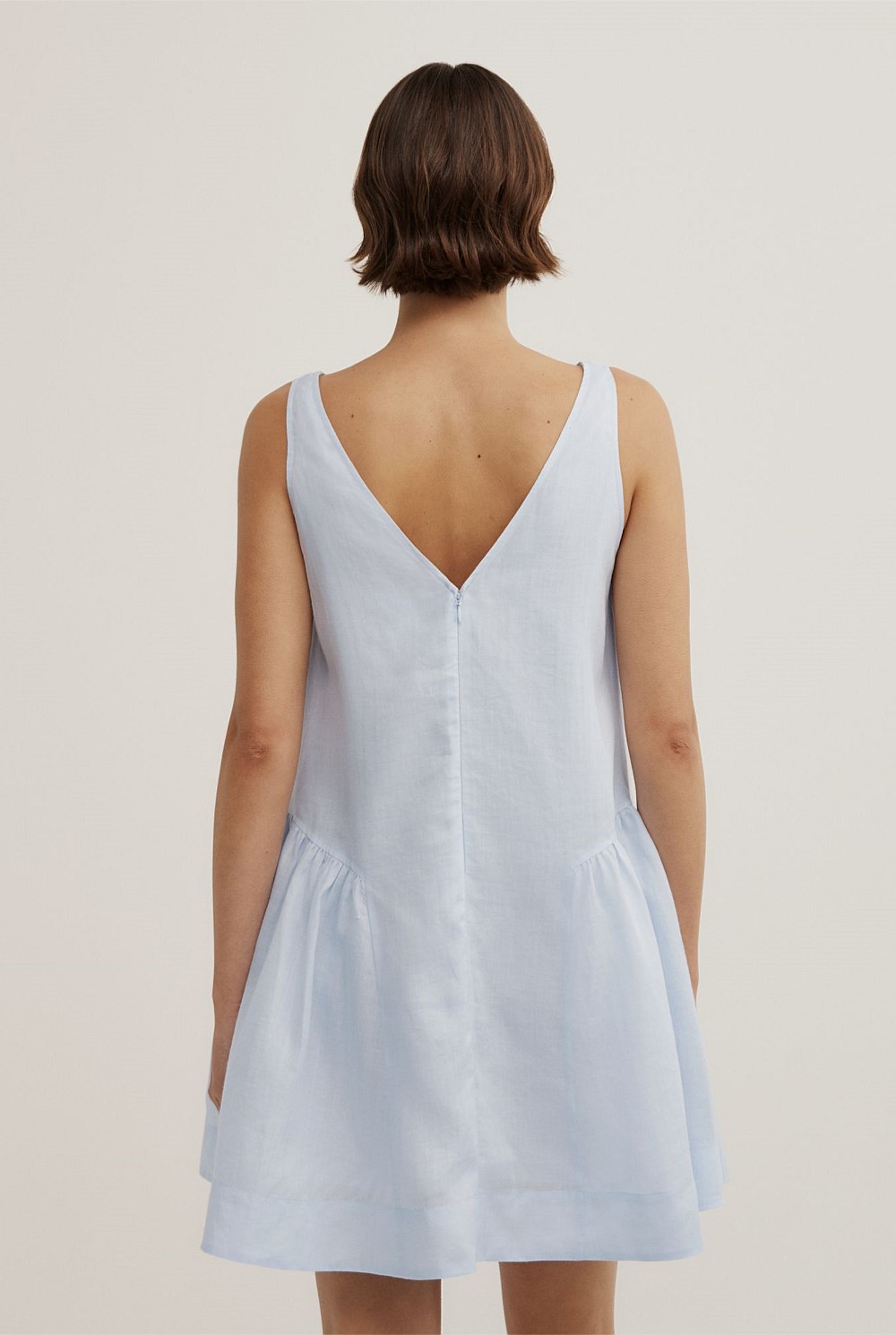 Mini Gather Panel Dress