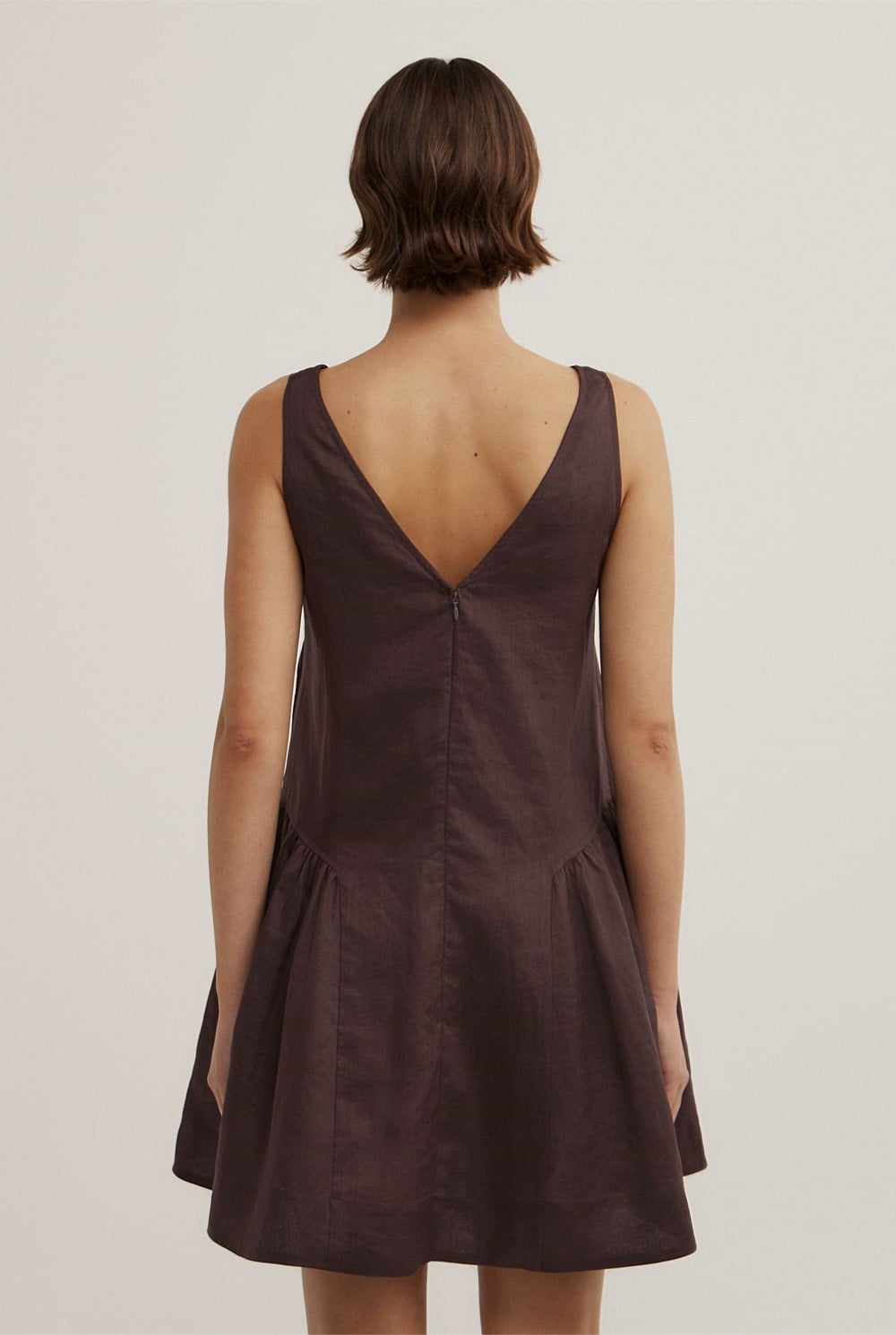 Mini Gather Panel Dress