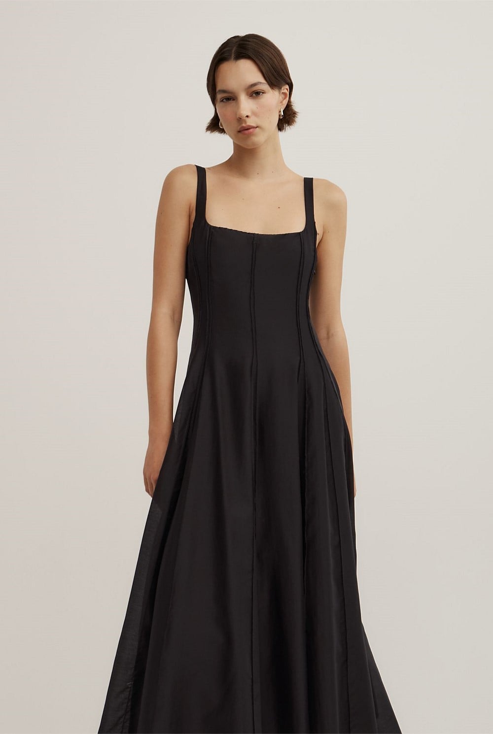 Seam Godet Dress