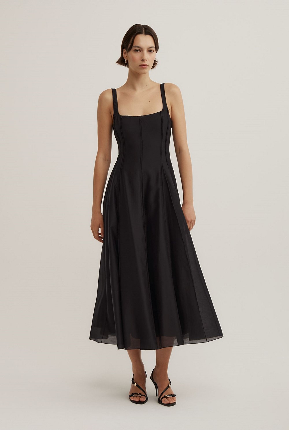 Seam Godet Dress