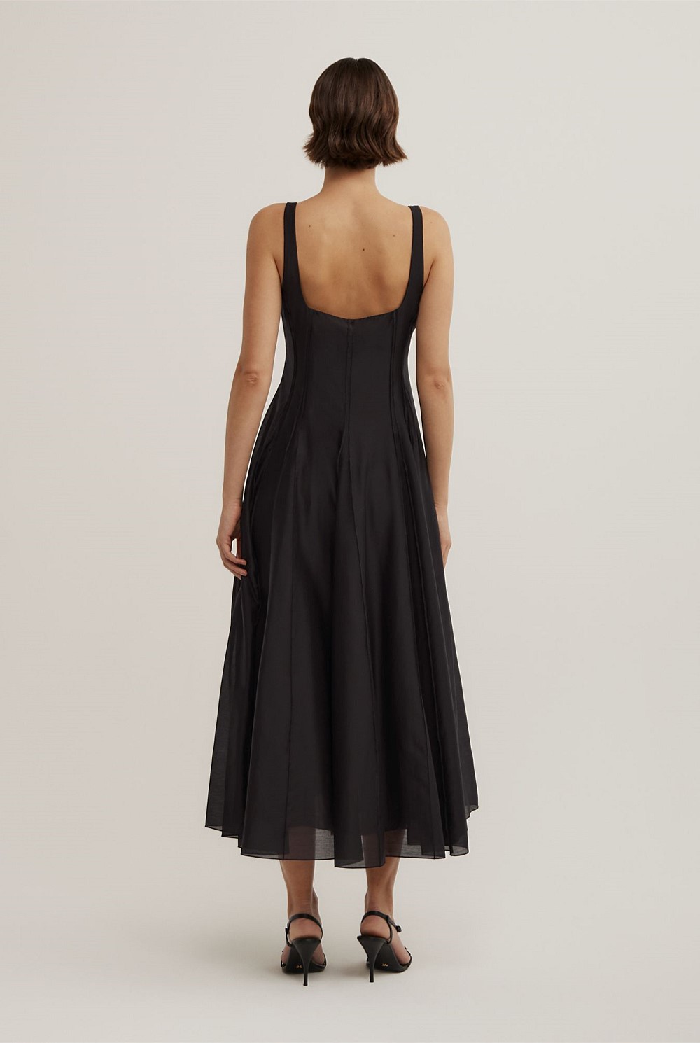Seam Godet Dress
