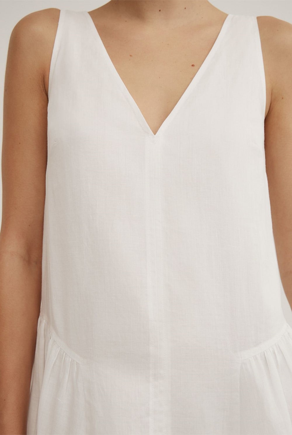 Maxi Panel Gather Dress