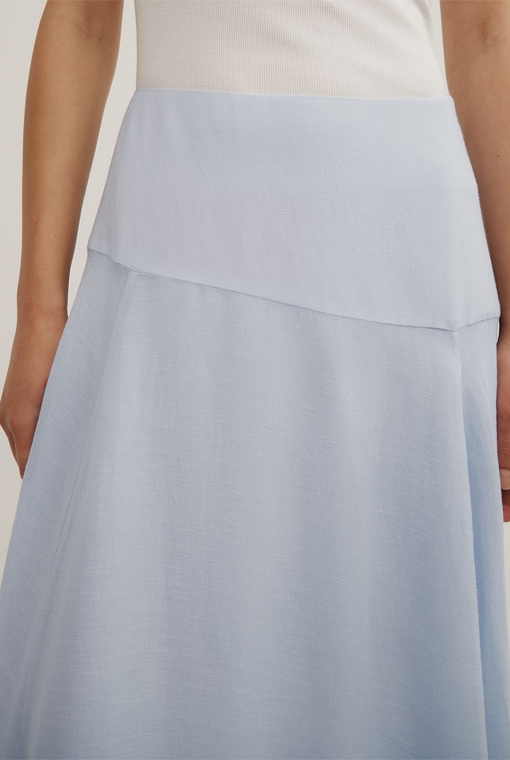 Asymmetric Fluid Skirt