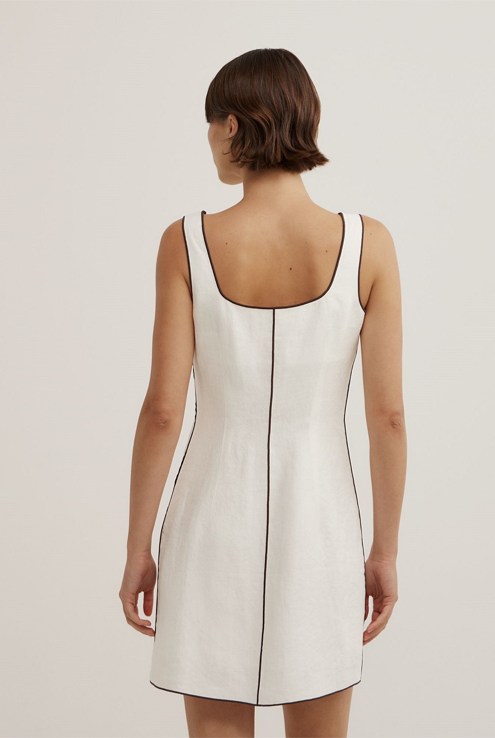 Contrast Stitch Dress