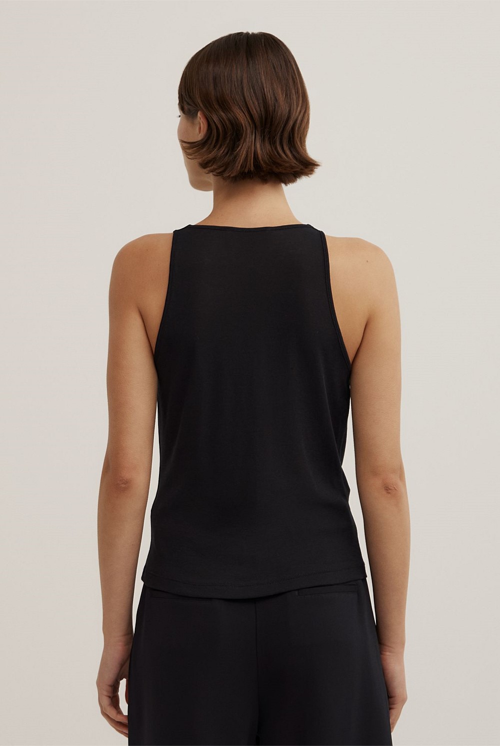 Cowl Neck Tank Top
