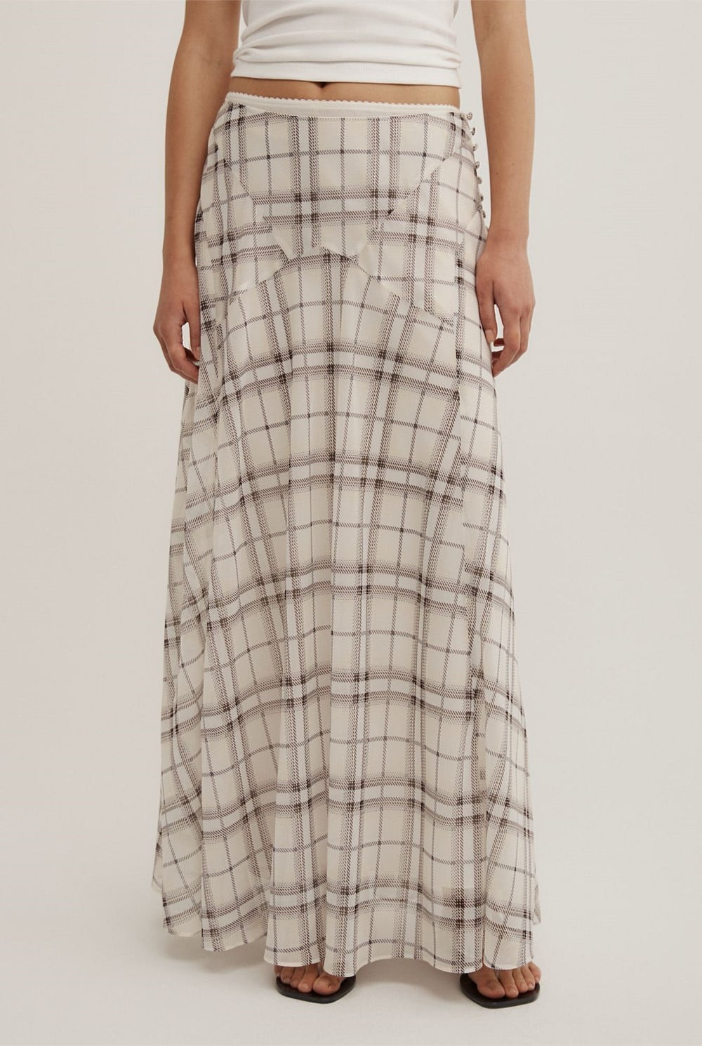 Basque Maxi Skirt