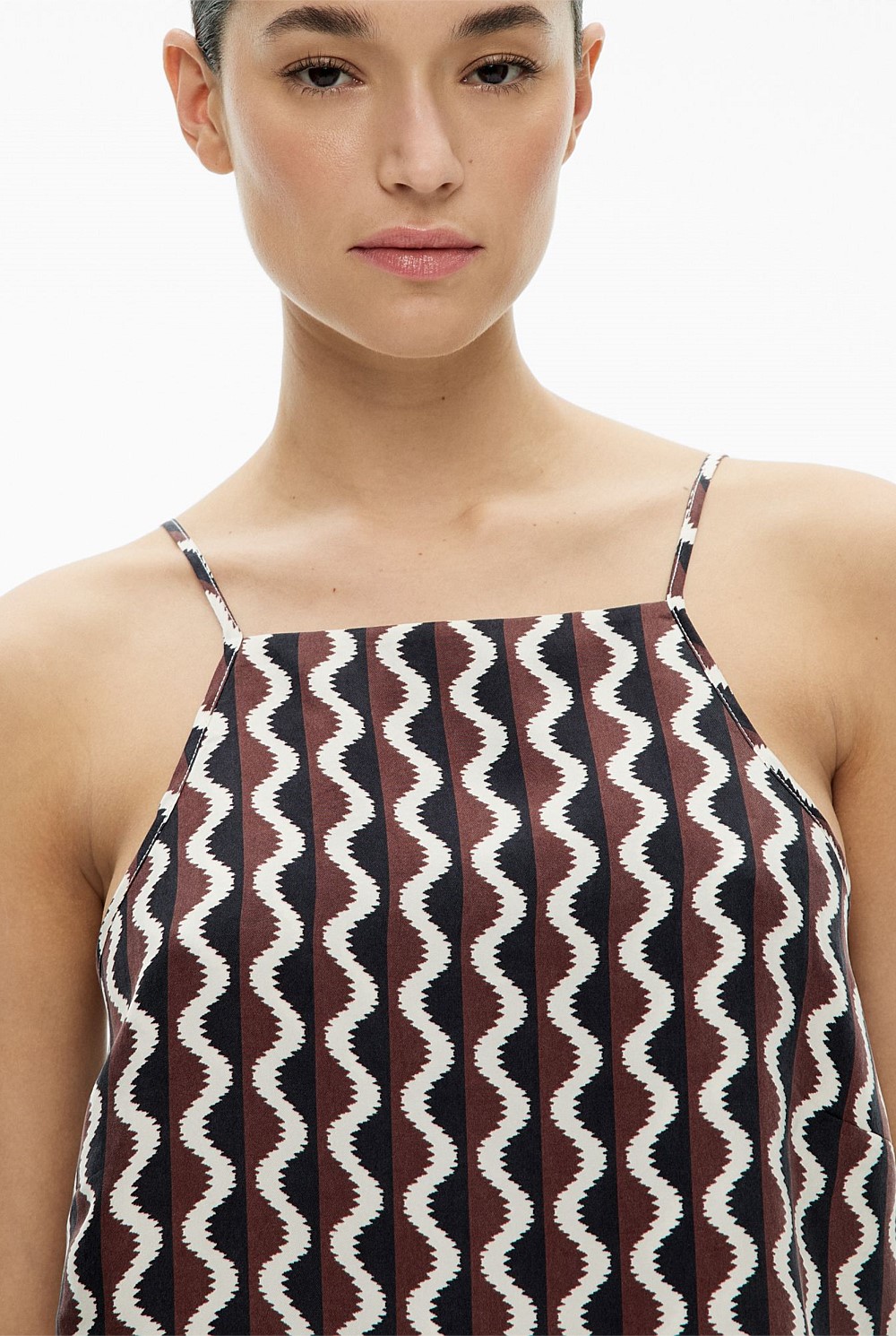 Printed Halter Top