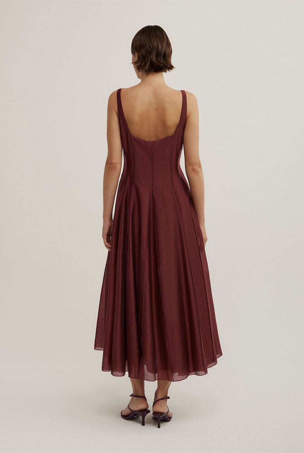 Seam Godet Dress