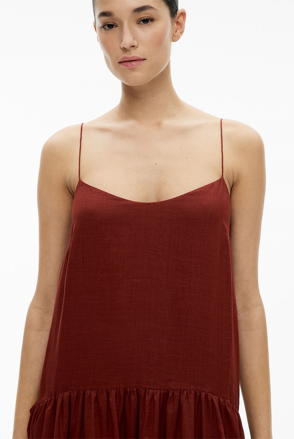 Fine Strap Maxi Dress