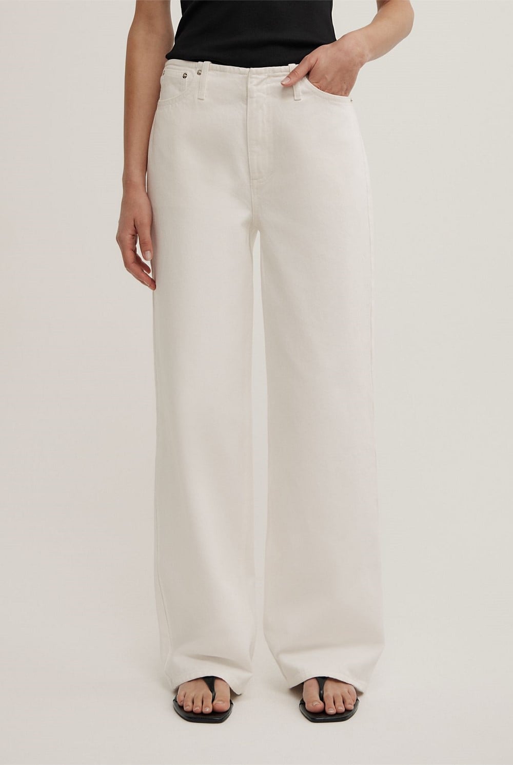 Clean Waist Denim Jeans