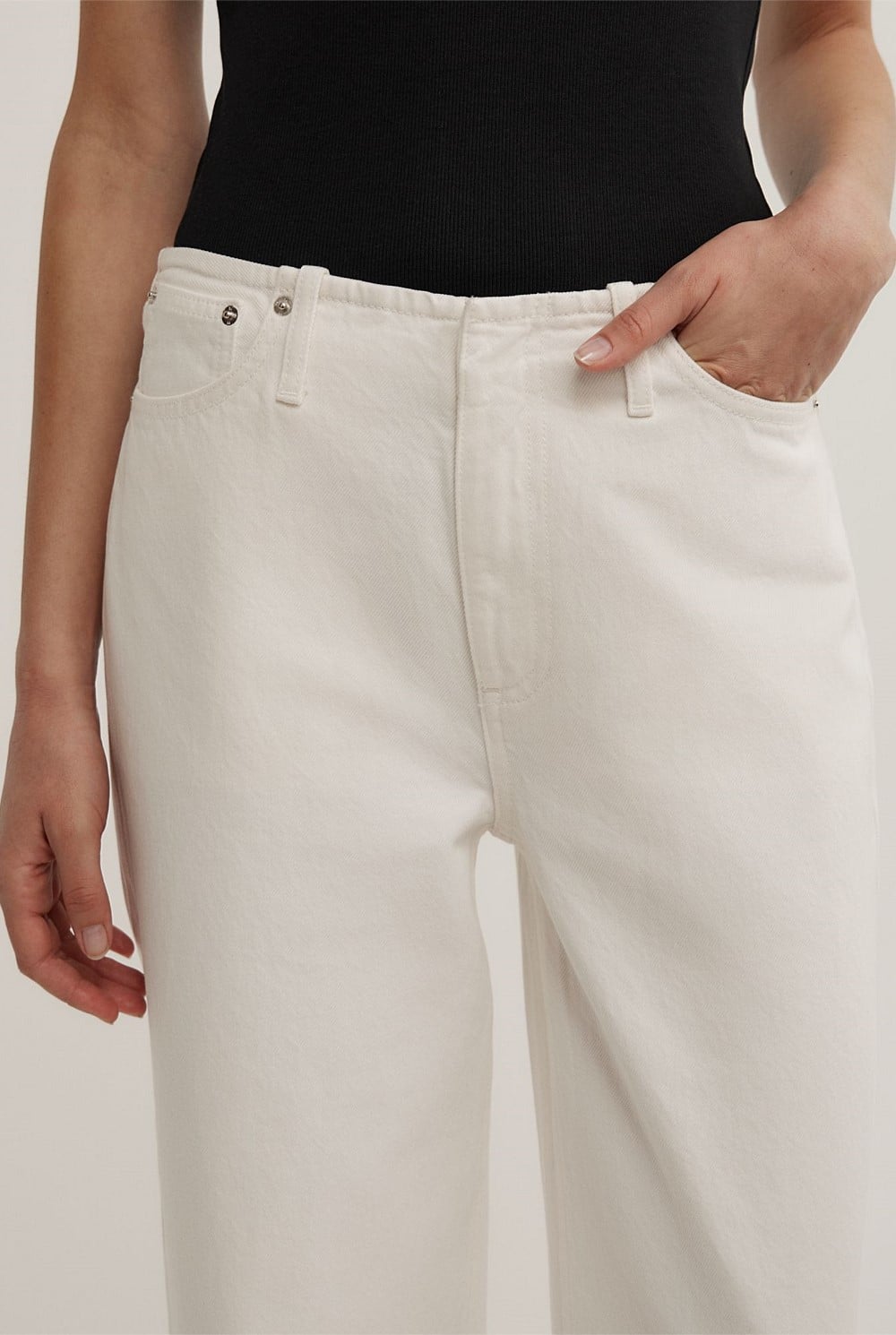 Clean Waist Denim Jeans