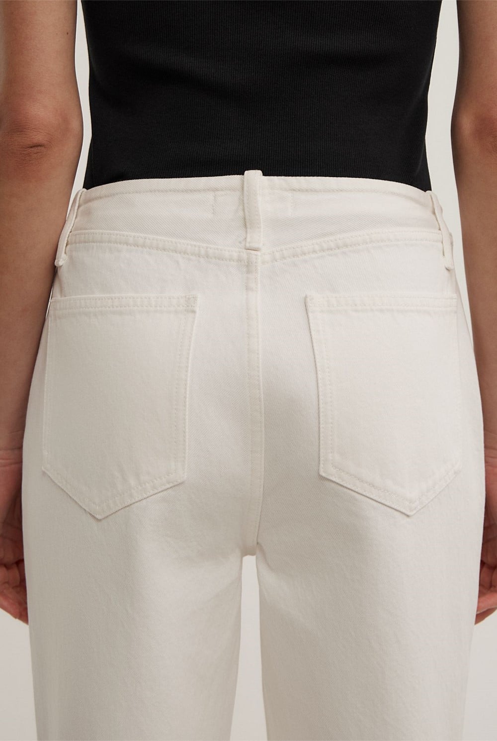 Clean Waist Denim Jeans