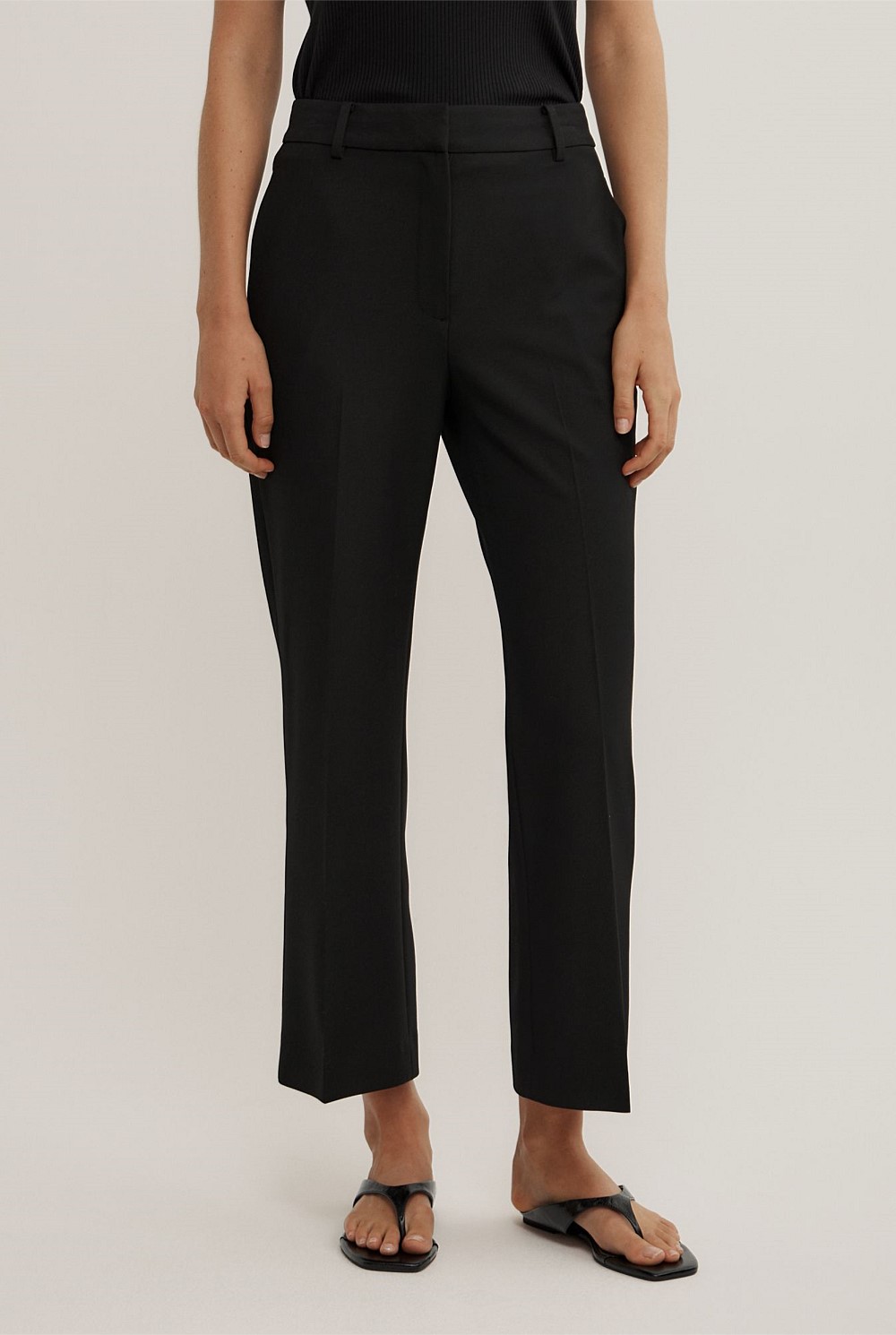 Crop Slim Leg Pants