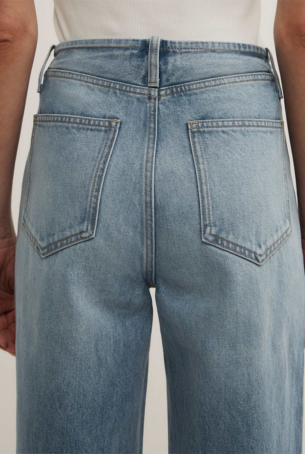 Clean Waist Denim Jeans