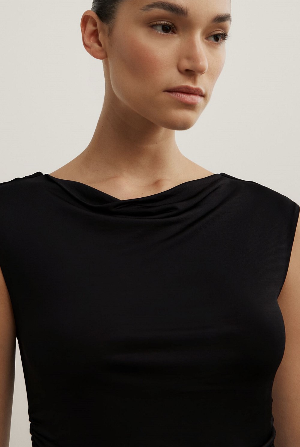 Draped Jersey T-Shirt