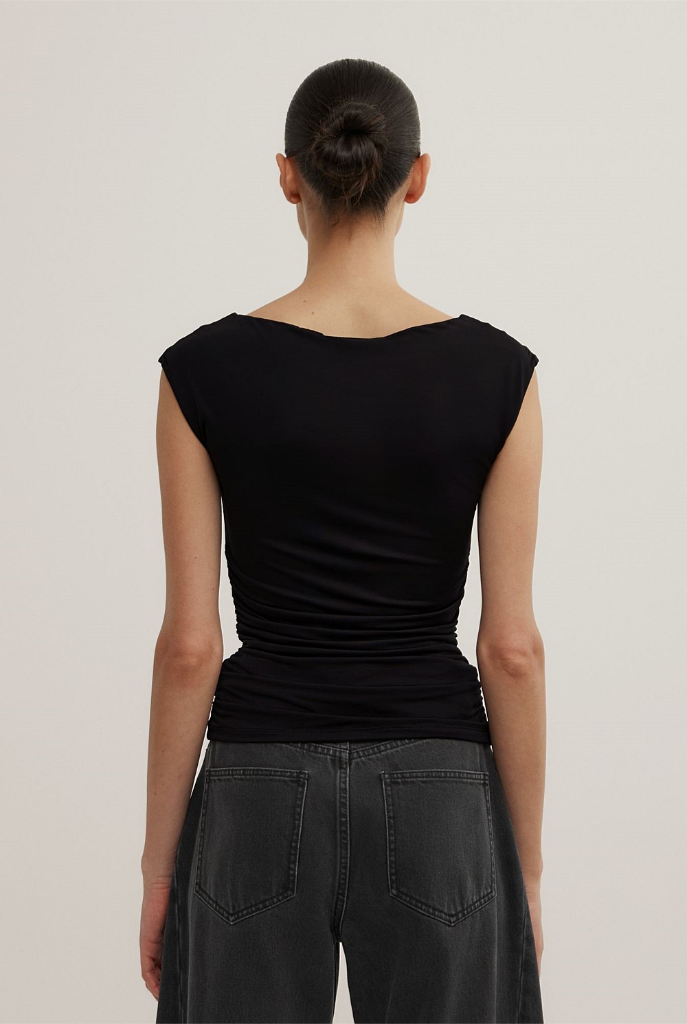 Draped Jersey T-Shirt