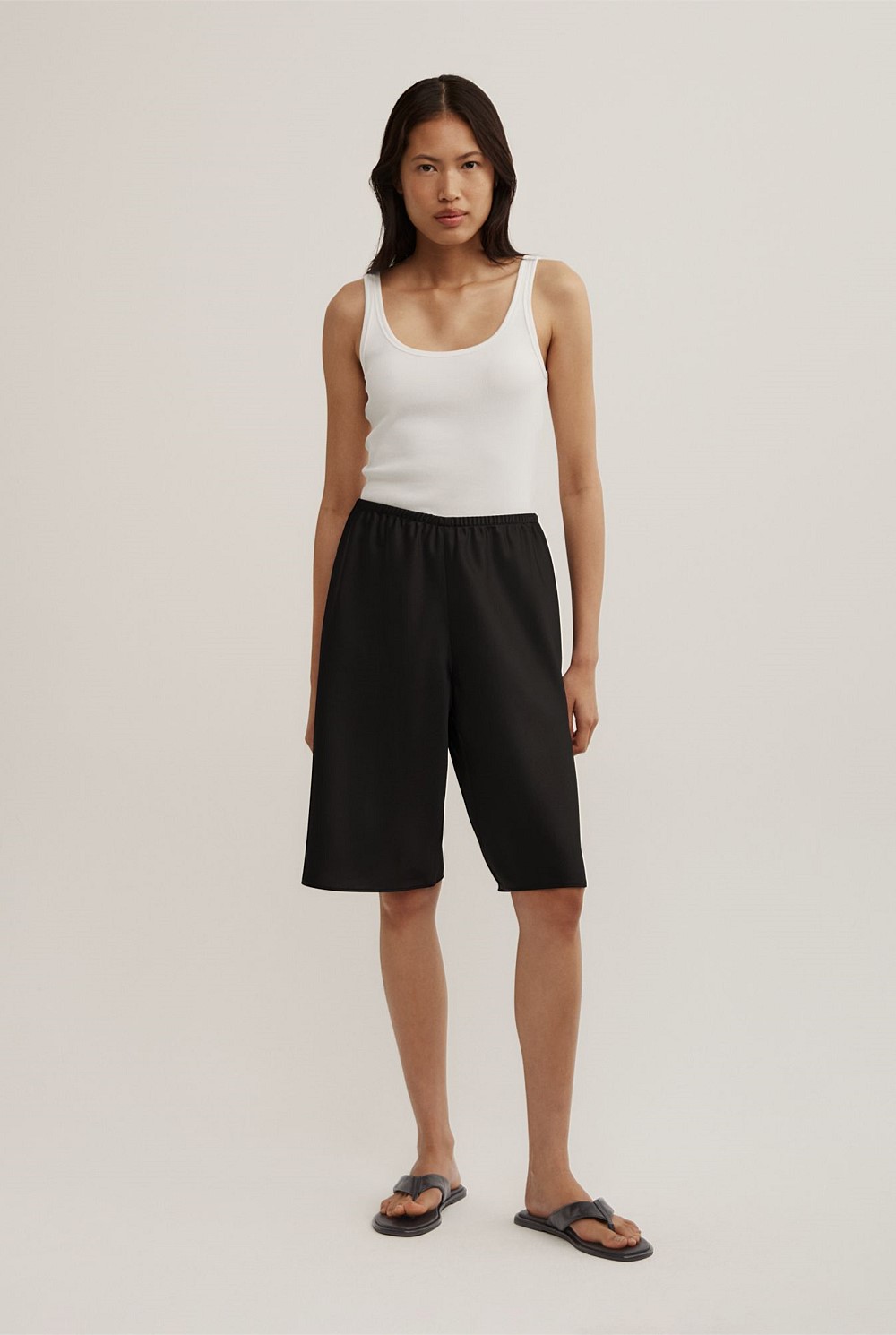 Fine Scoop Neck Tank