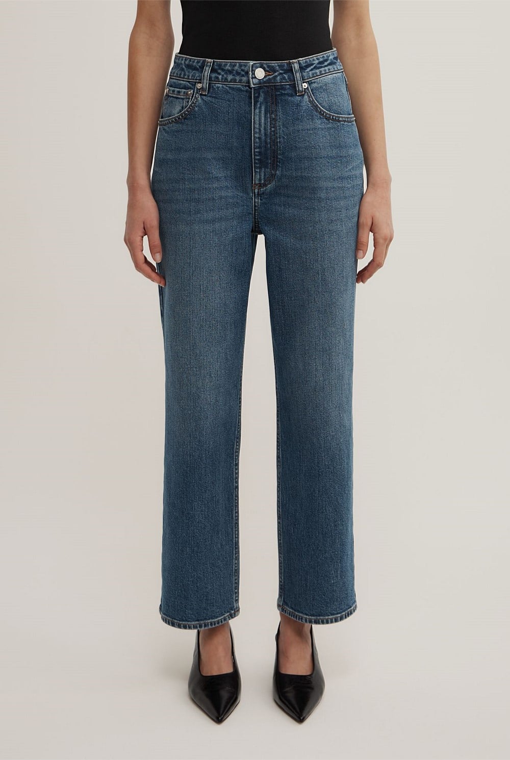 Straight Crop Jeans