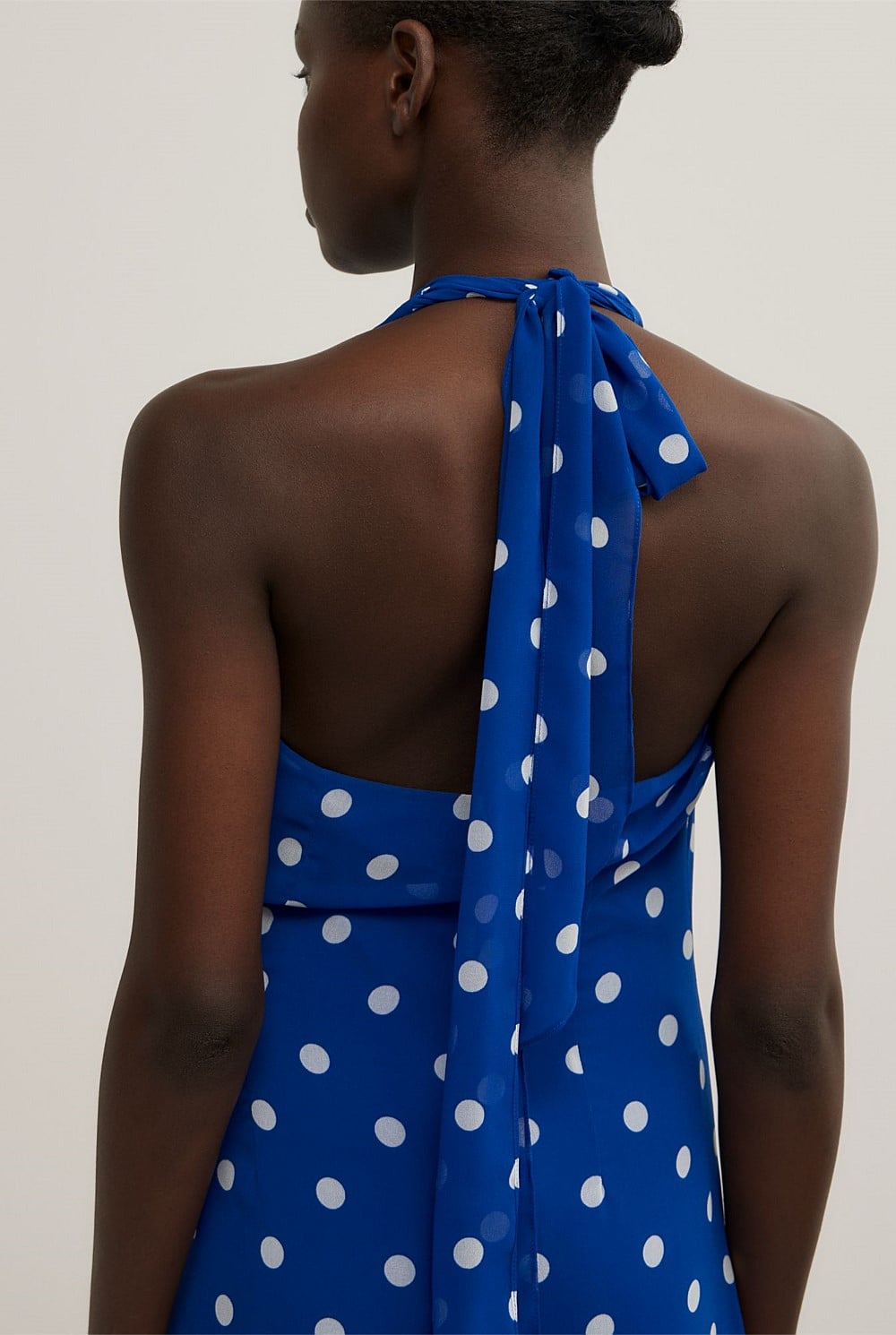 Wrap Halter Dress