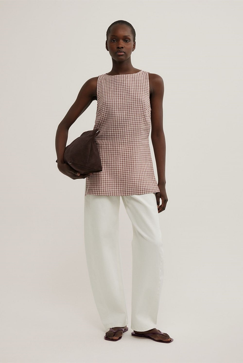 Linen Longline Top