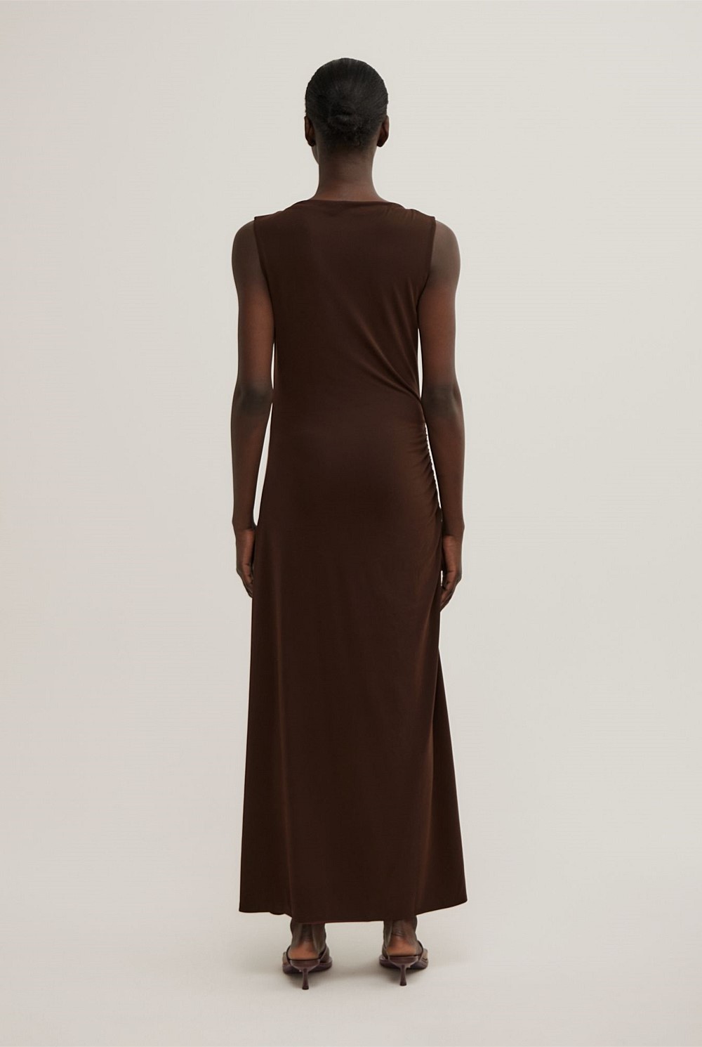 Asymmetric Gather Dress