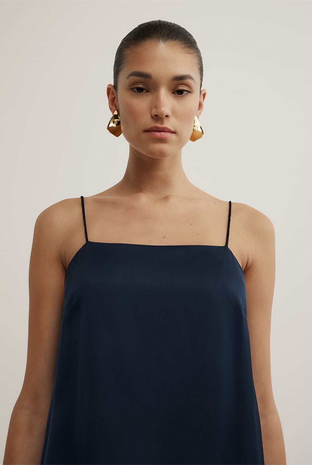 Satin Tunic Top
