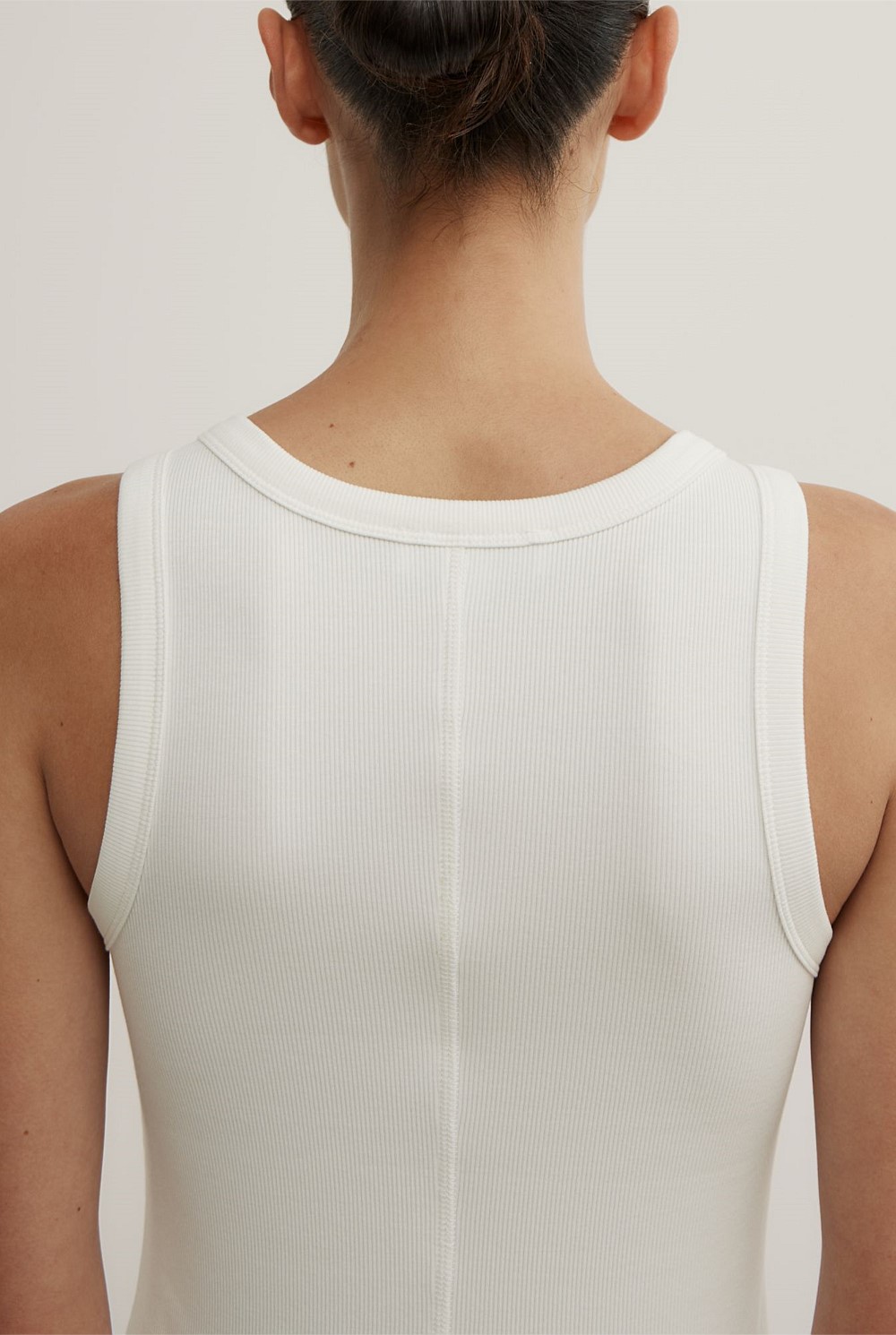 Seam Detail Rib Tank Top