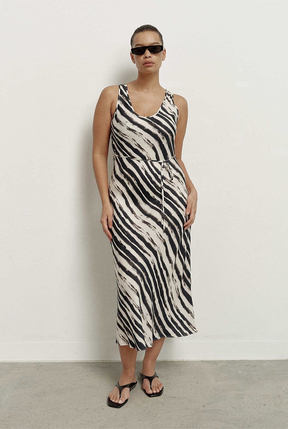Scoop Cupro Dress