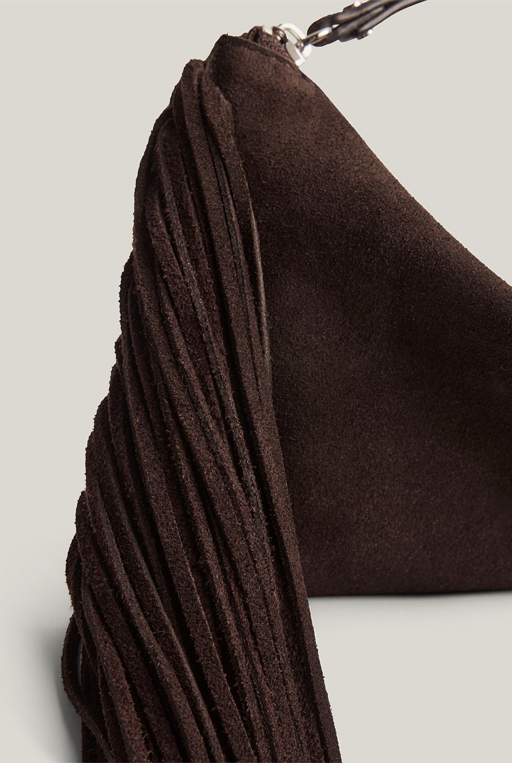 Dakota Fringe Leather Clutch