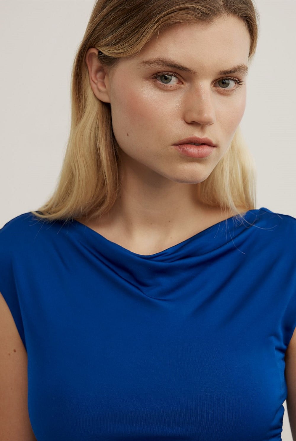 Draped Jersey T-Shirt