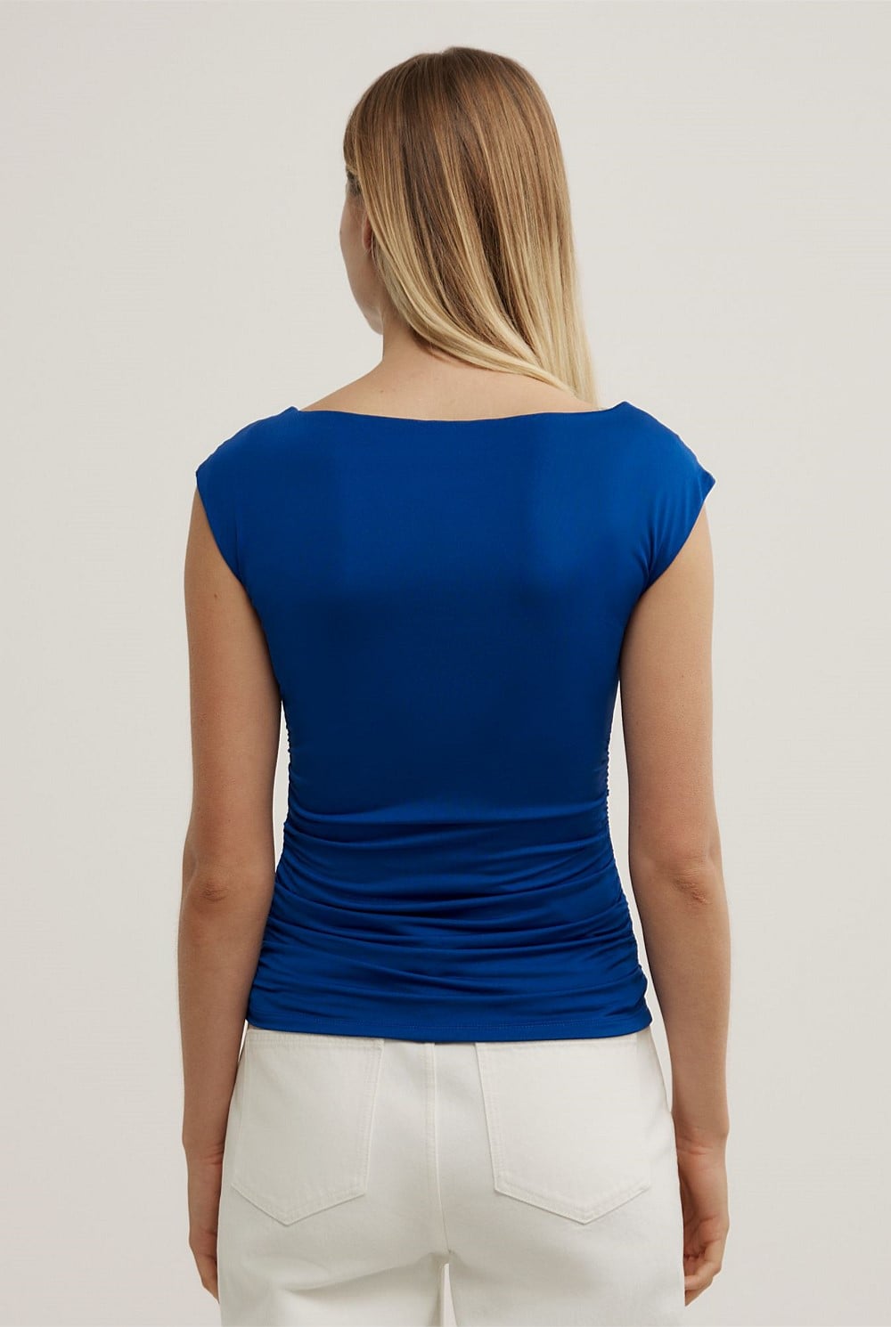 Draped Jersey T-Shirt