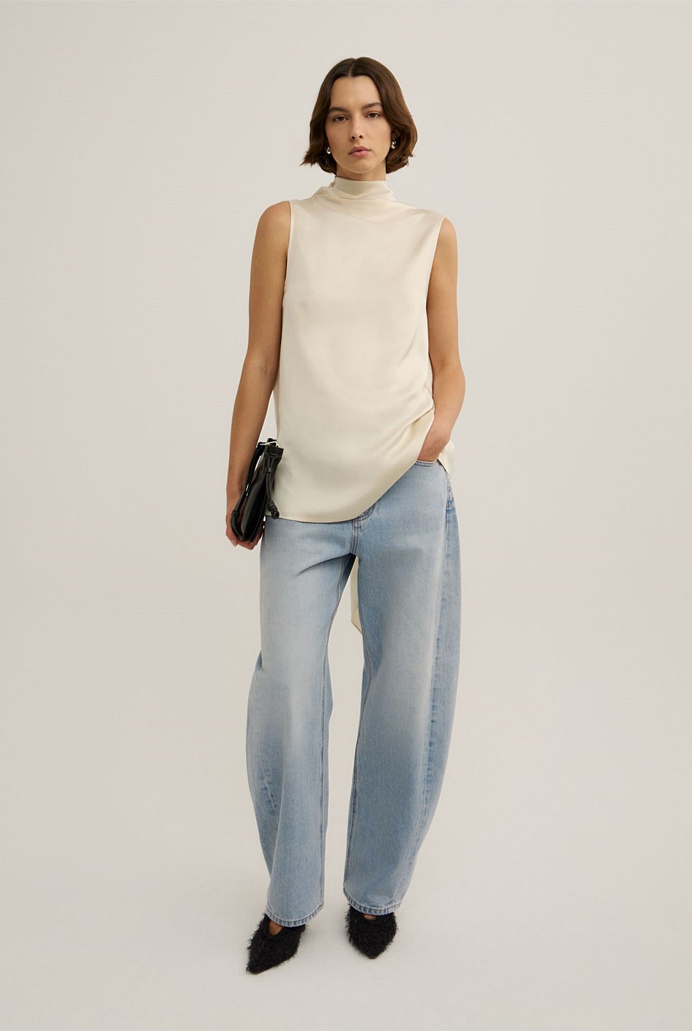 Asymmetric Scarf Top