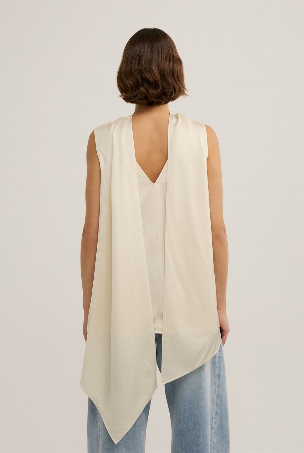 Asymmetric Scarf Top