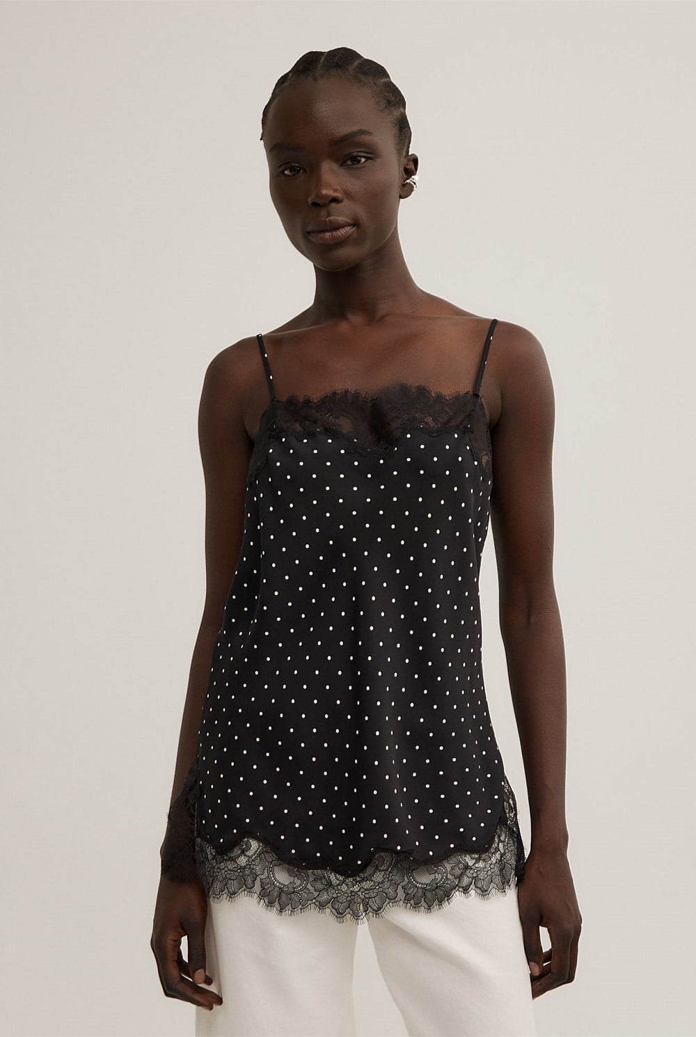 Lace Border Camisole