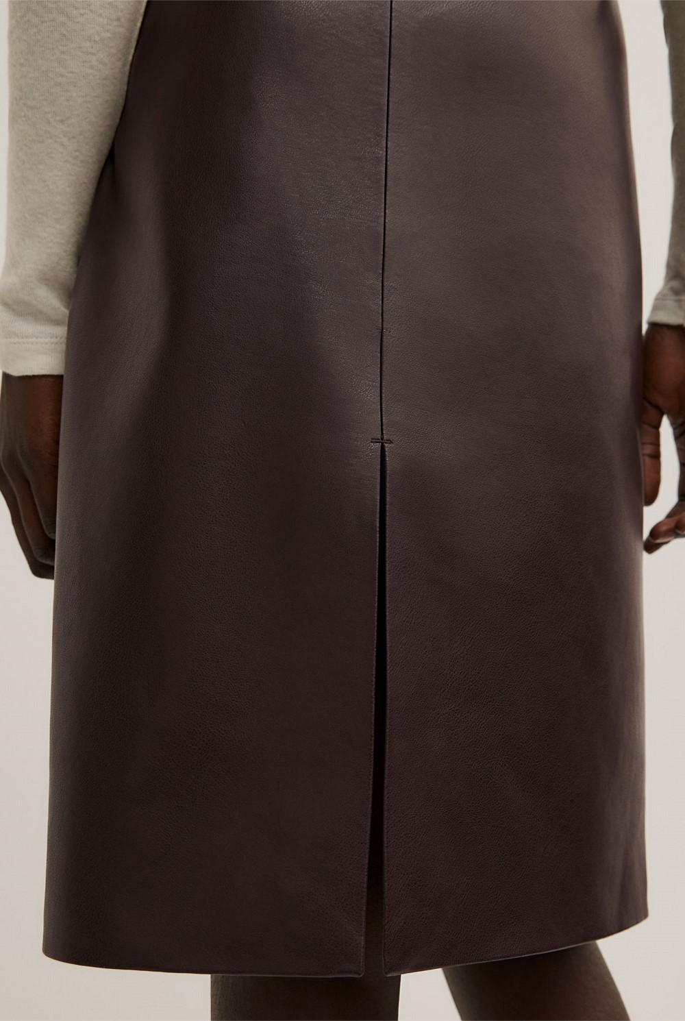 Split Back Midi Skirt