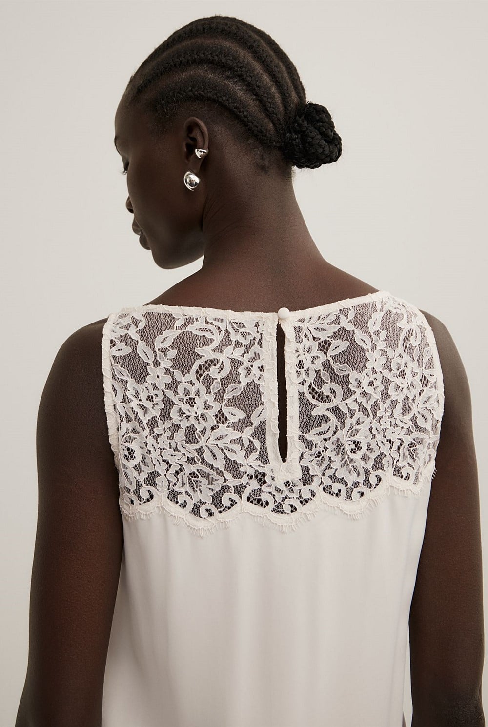 Lace Yoke Dress