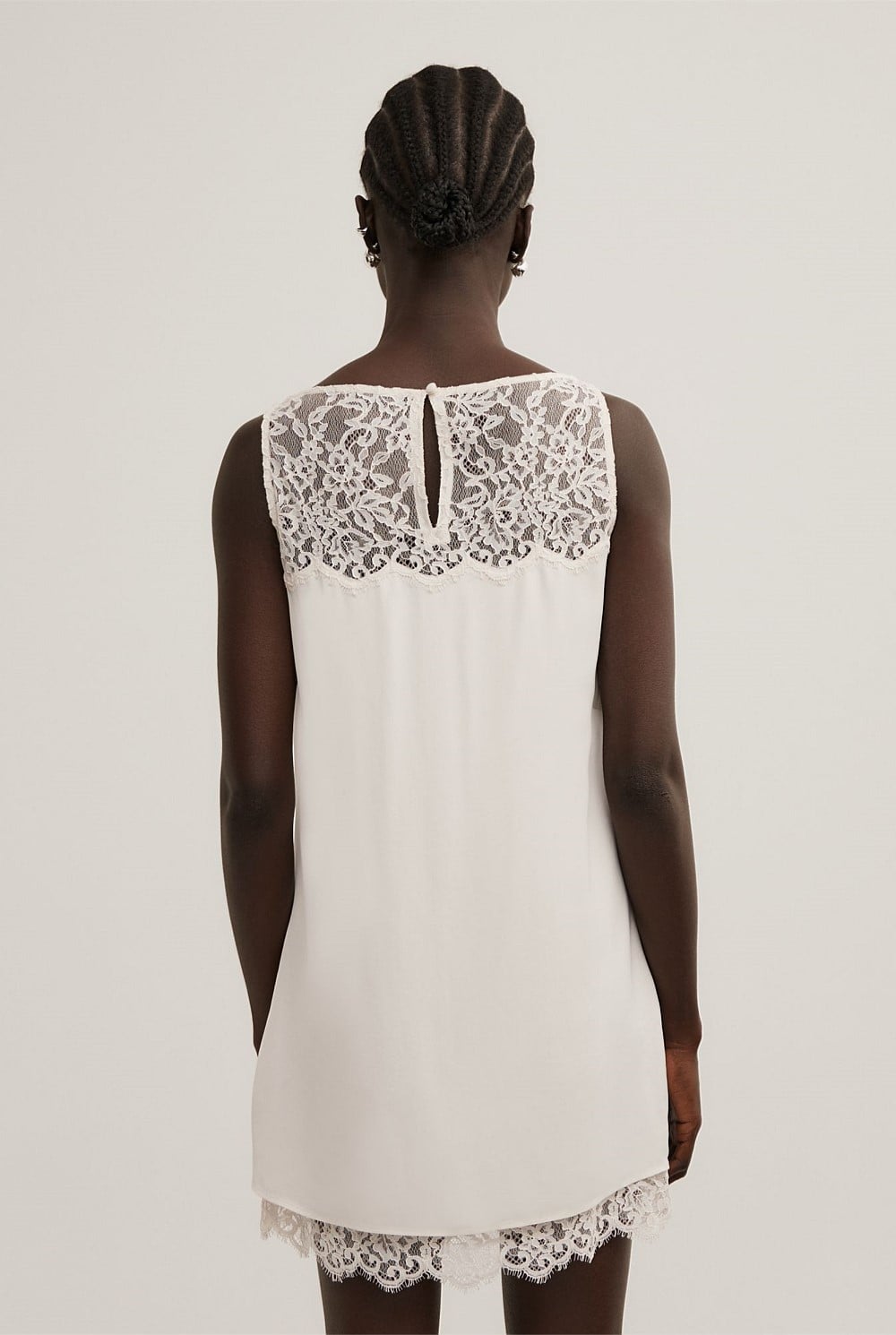 Lace Yoke Dress