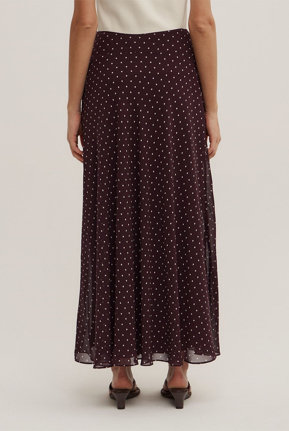 Basque Maxi Skirt
