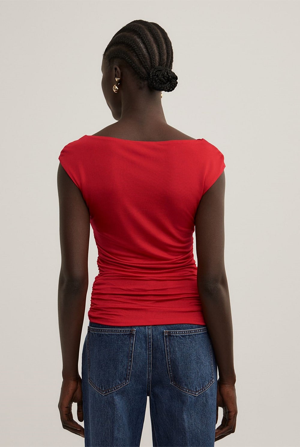 Draped Jersey T-Shirt