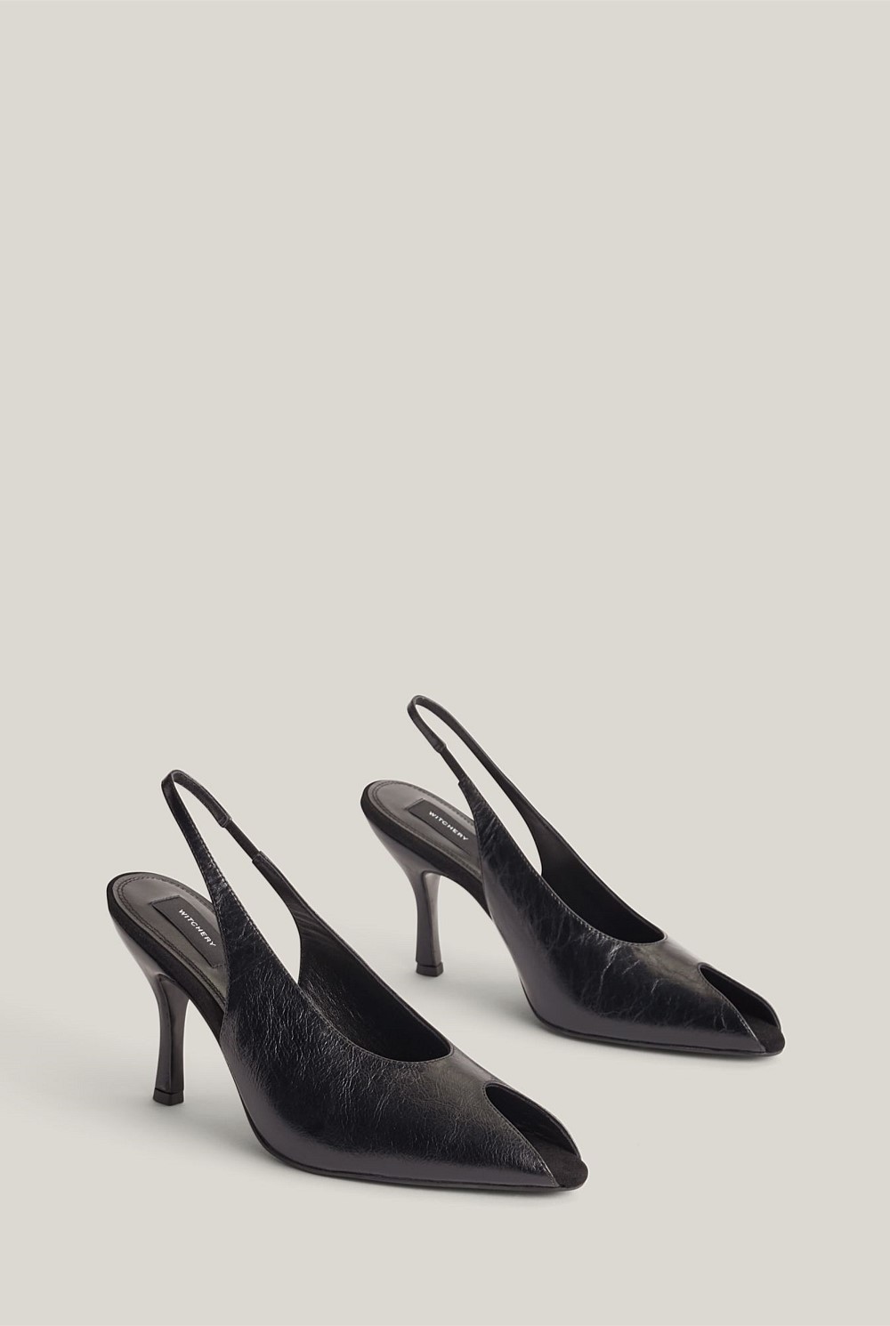 Naomi Peep Toe Heels