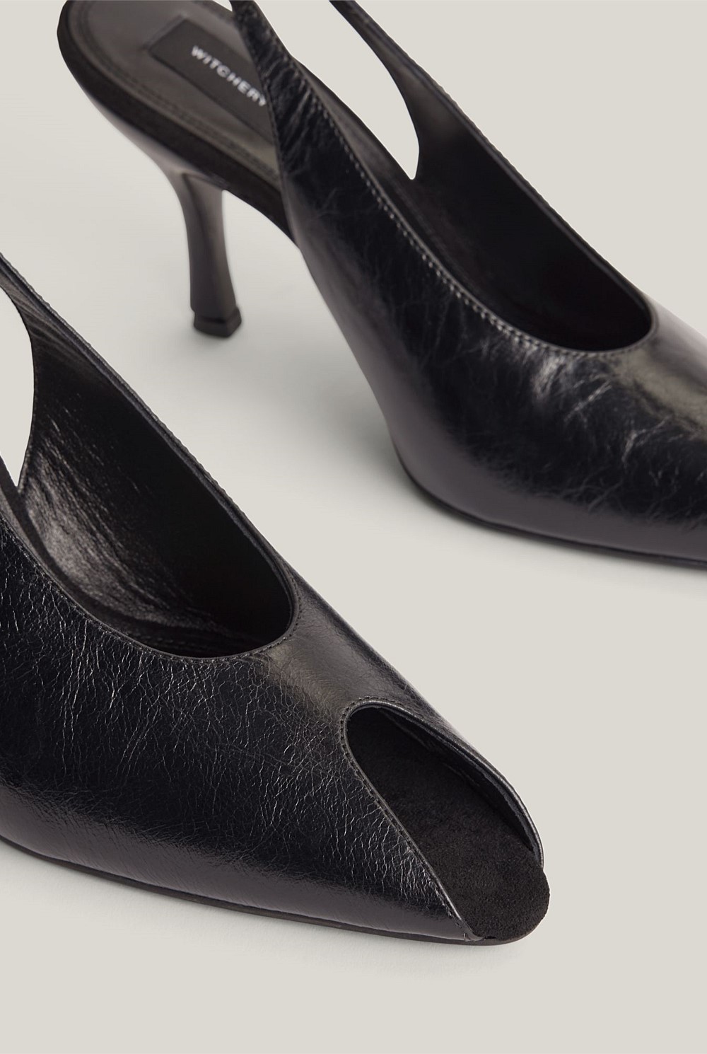 Naomi Peep Toe Heels