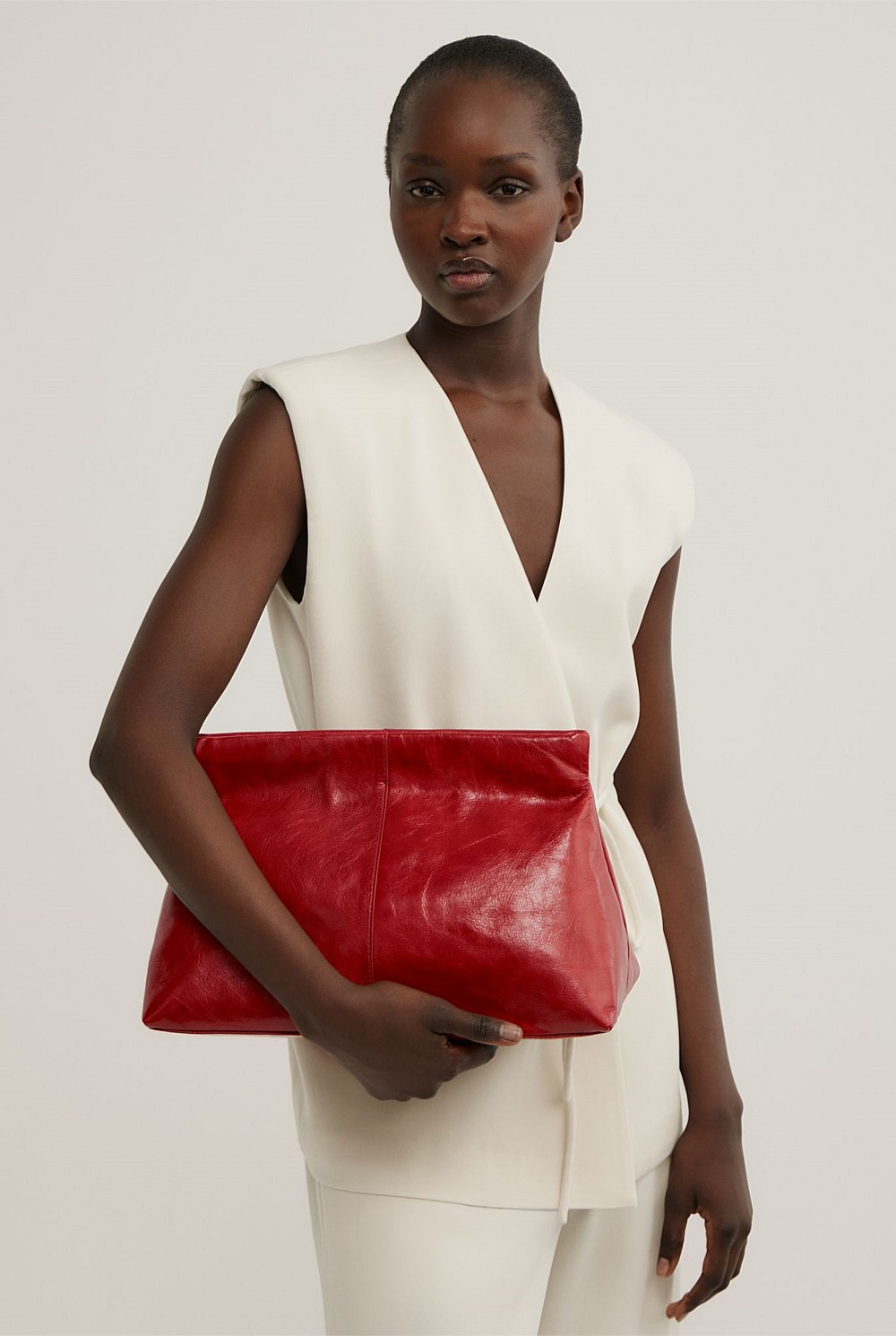 Scarlett Leather Clutch