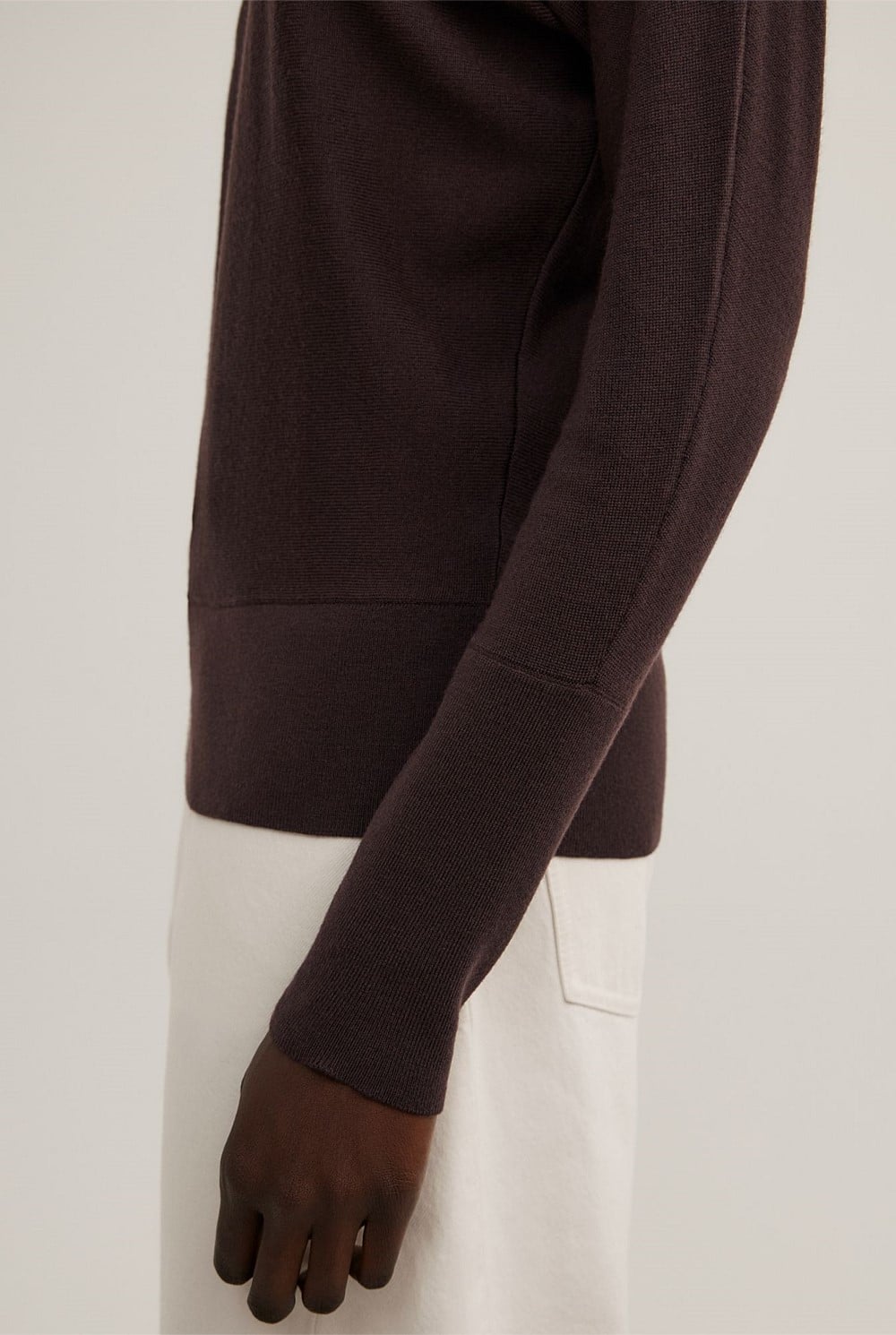 Merino Boat Neck Knit