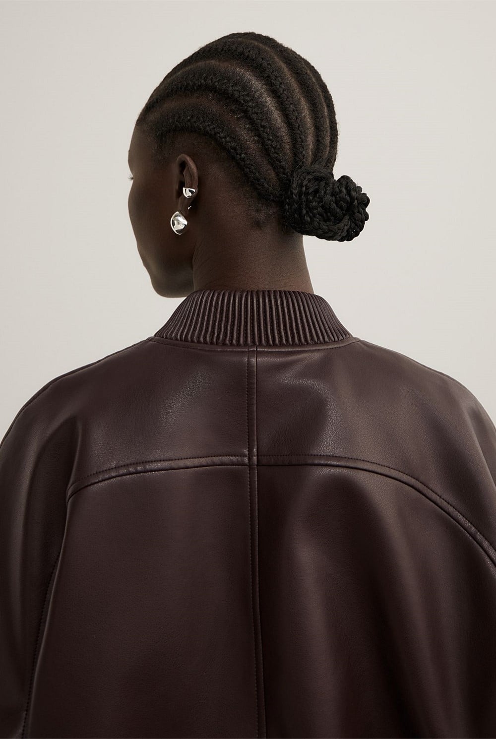 Cropped Bomber Jacket