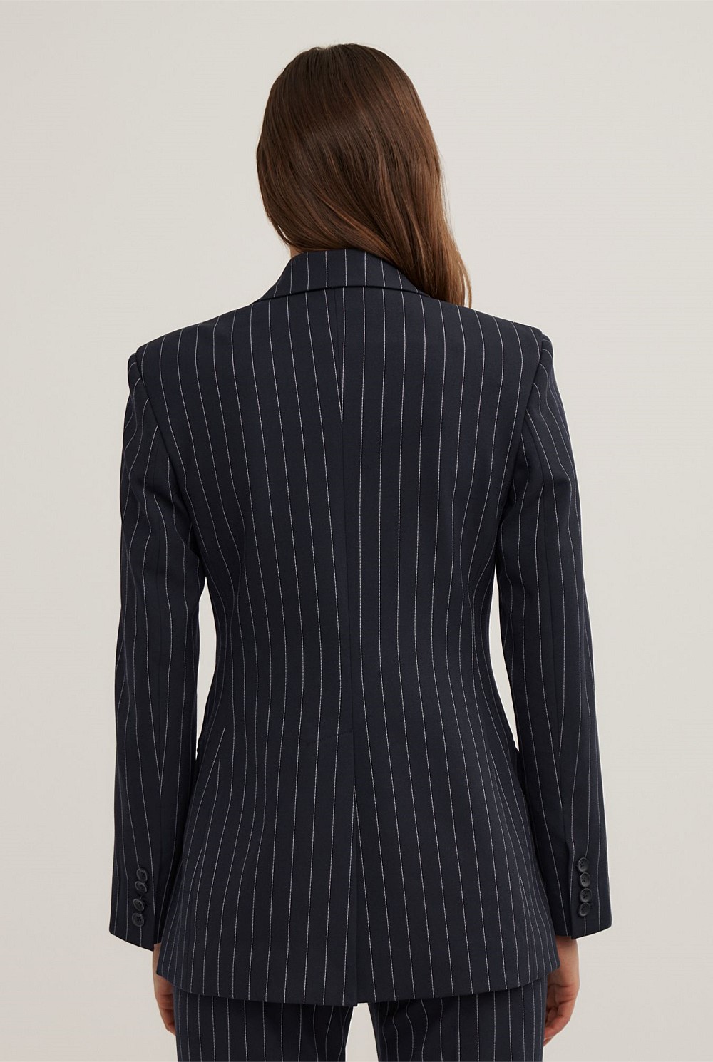 Pinstripe Blazer